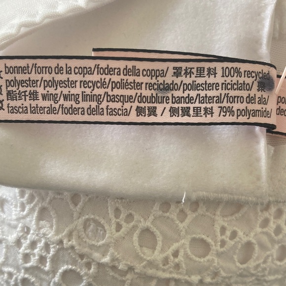 Victoria's Secret 34DDD Lace Dream Angel Demi Bra - White - Picture 5 of 6